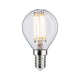 E14 5W LED Tropfen Filament Klar mit 3 Stufen-Dimmer 2700K