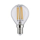 E14 5W LED Tropfen Filament Klar mit 3 Stufen-Dimmer 2700K