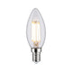 E14 6,5W LED Kerze Filament 2700K Klar