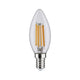 E14 6,5W LED Kerze Filament 2700K Klar