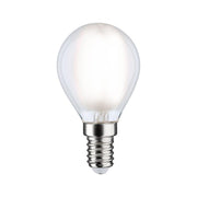 E14 6,5W LED Tropfen 4000K Filament Matt, mattes Paulmann Leuchtmittel mit E14-Sockel und neutralweißem Licht