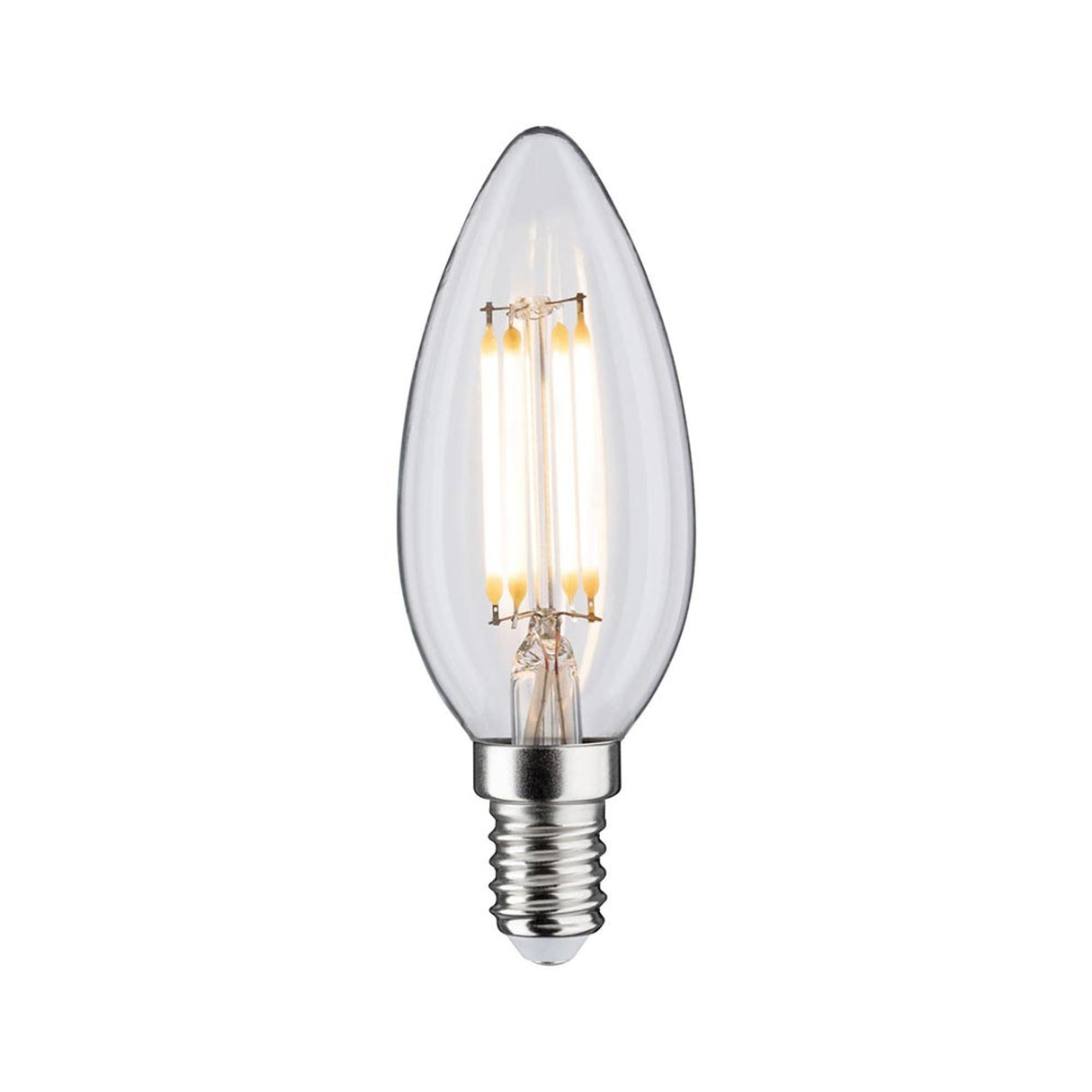 E14 LED 4,5W Kerze 2700K Filament, Klar