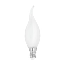 E14 LED Windstoßkerze Opal 2700K 4W - elegante, energieeffiziente Lichtlösung für stimmungsvolle Beleuchtung.