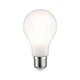 E27 11,5W LED Birne Filament 2700K Matt mitMatt-Oberfläche und warmweißem Licht.