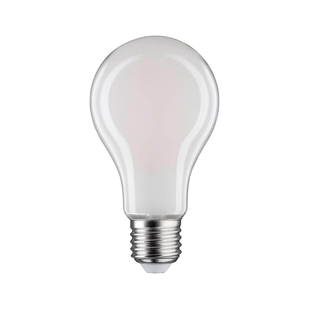 E27 11,5W LED Birne Filament 2700K Matt - moderne, warmweiße LED Lampe in Glühbirnenform.