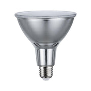E27 13,8W LED Reflektor Dimmbar 3000K Silber, Paulmann PAR38, 1000 Lumen, 30° Abstrahlwinkel
