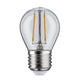 E27 2,6W LED Tropfen Filament 2700K Klar