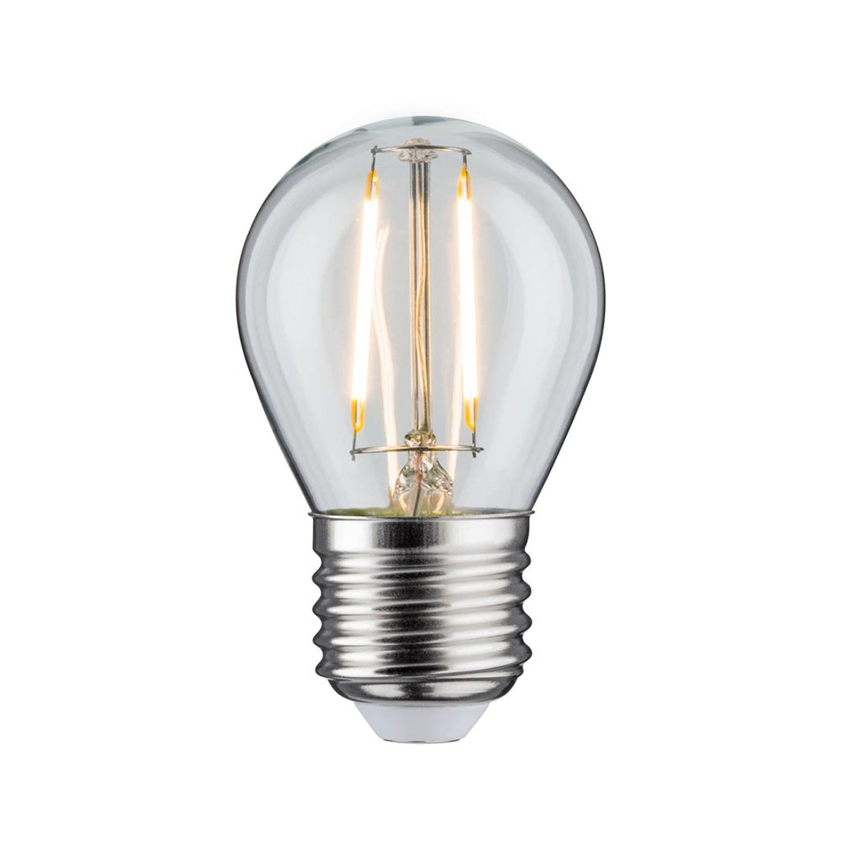 E27 2,6W Leuchtmittel 5er Bündel LED Filament 2700K Tropfen Klar