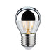 E27 2,6W LED Tropfen Kopfspiegel 2700K Silber