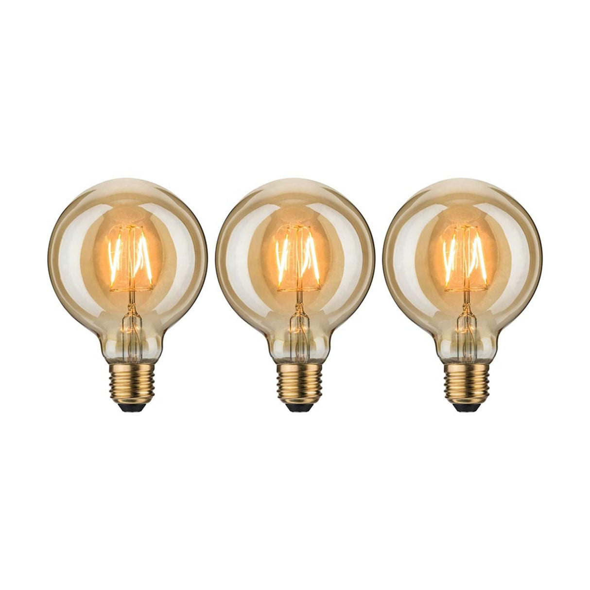 E27 2,7W LED Vintage Globe 3er Bündel 1700K Gold 95