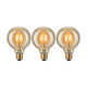 E27 2,7W LED Vintage Globe 3er Bündel 1700K Gold 95