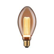 E27 3,5W LED Arc bulb 1800K gold light in a decorative design with warm light.