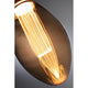 E27 3,5W LED Birne Arc 1800K Goldlicht, dekorative Vintage-Kerze mit warmem Goldlicht.