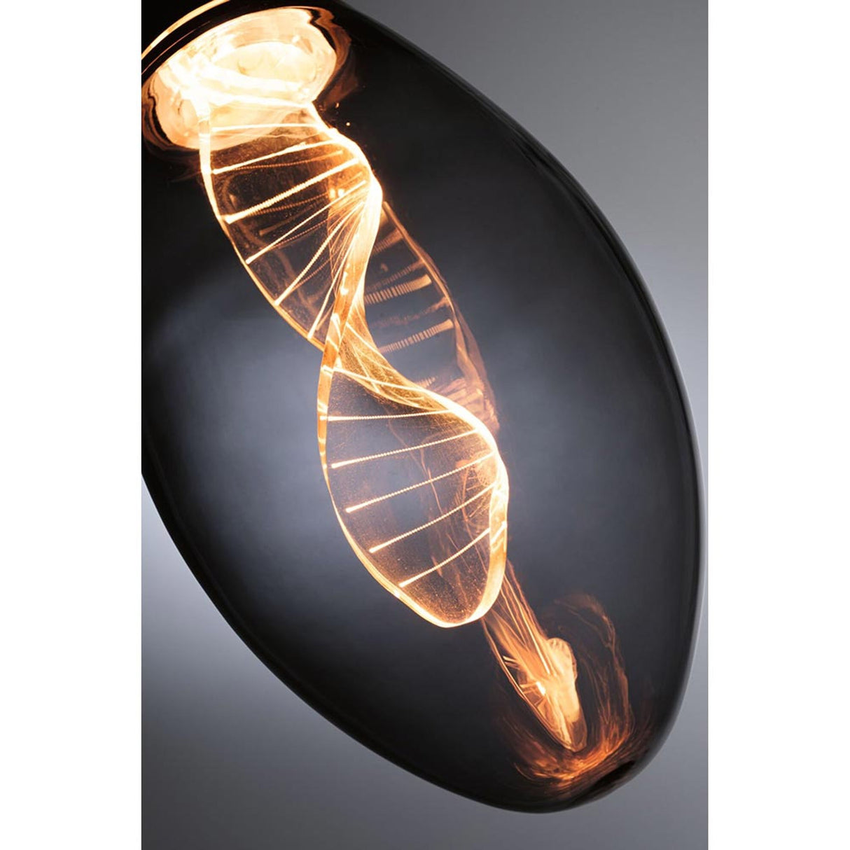 E27 3,5W LED Birne Helix Rauchglas 1800K Goldlicht