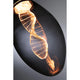 E27 3,5W LED Birne Helix Rauchglas 1800K Goldlicht
