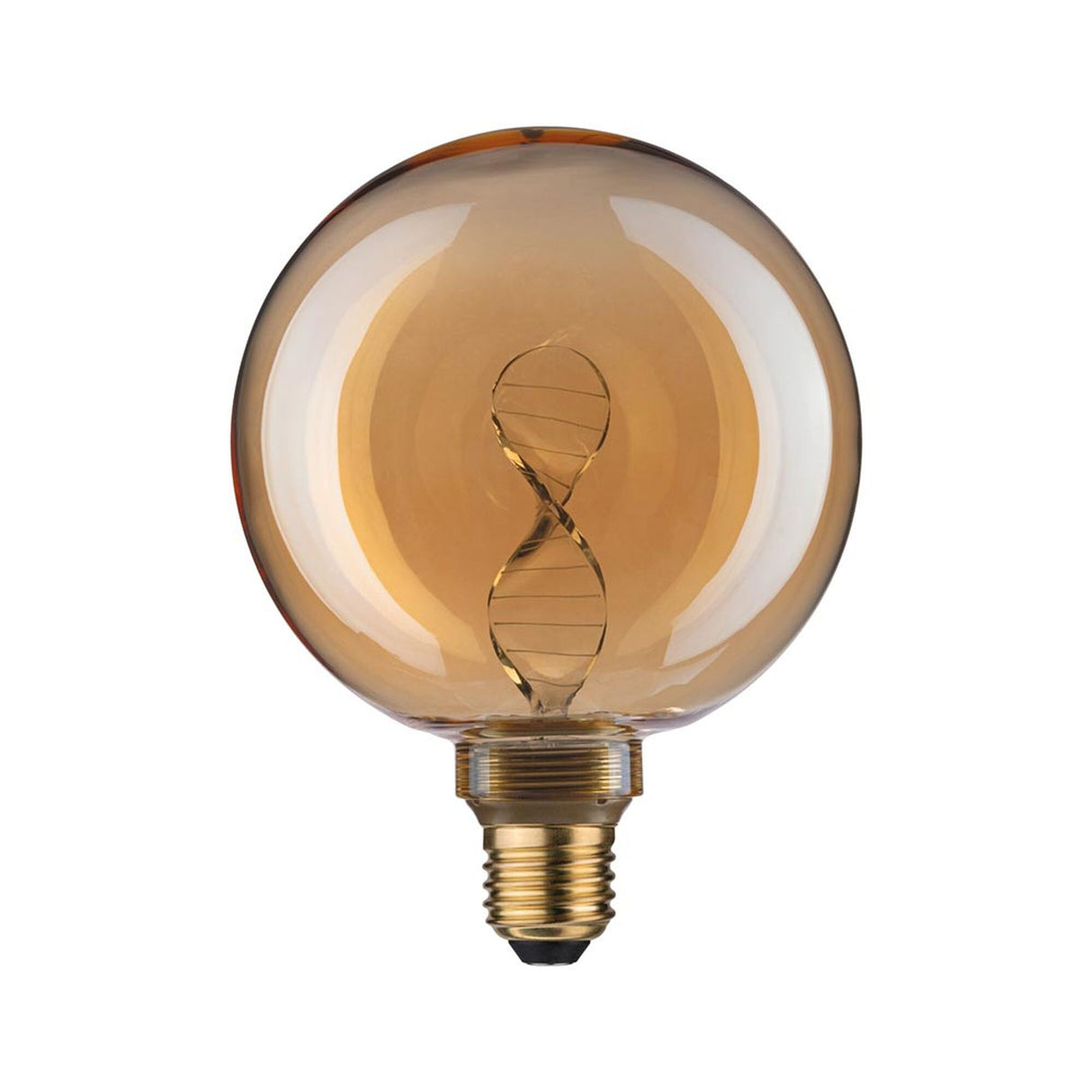 E27 3,5W LED Globe Helix 1800K Gold