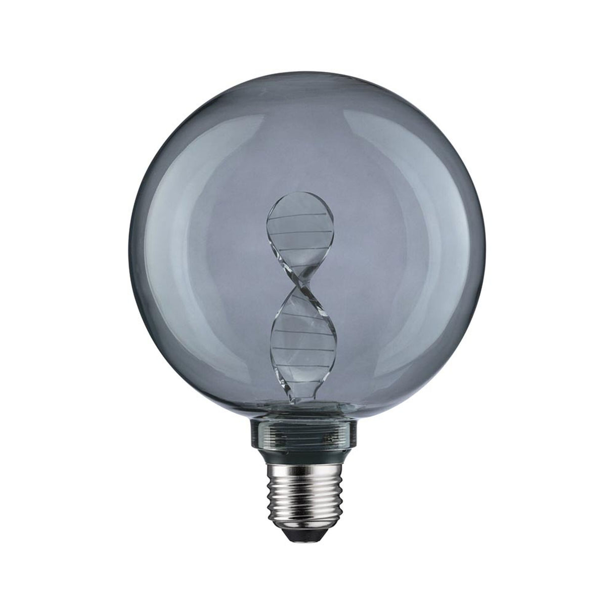 E27 3,5W LED Globe Helix 1800K Rauchglas