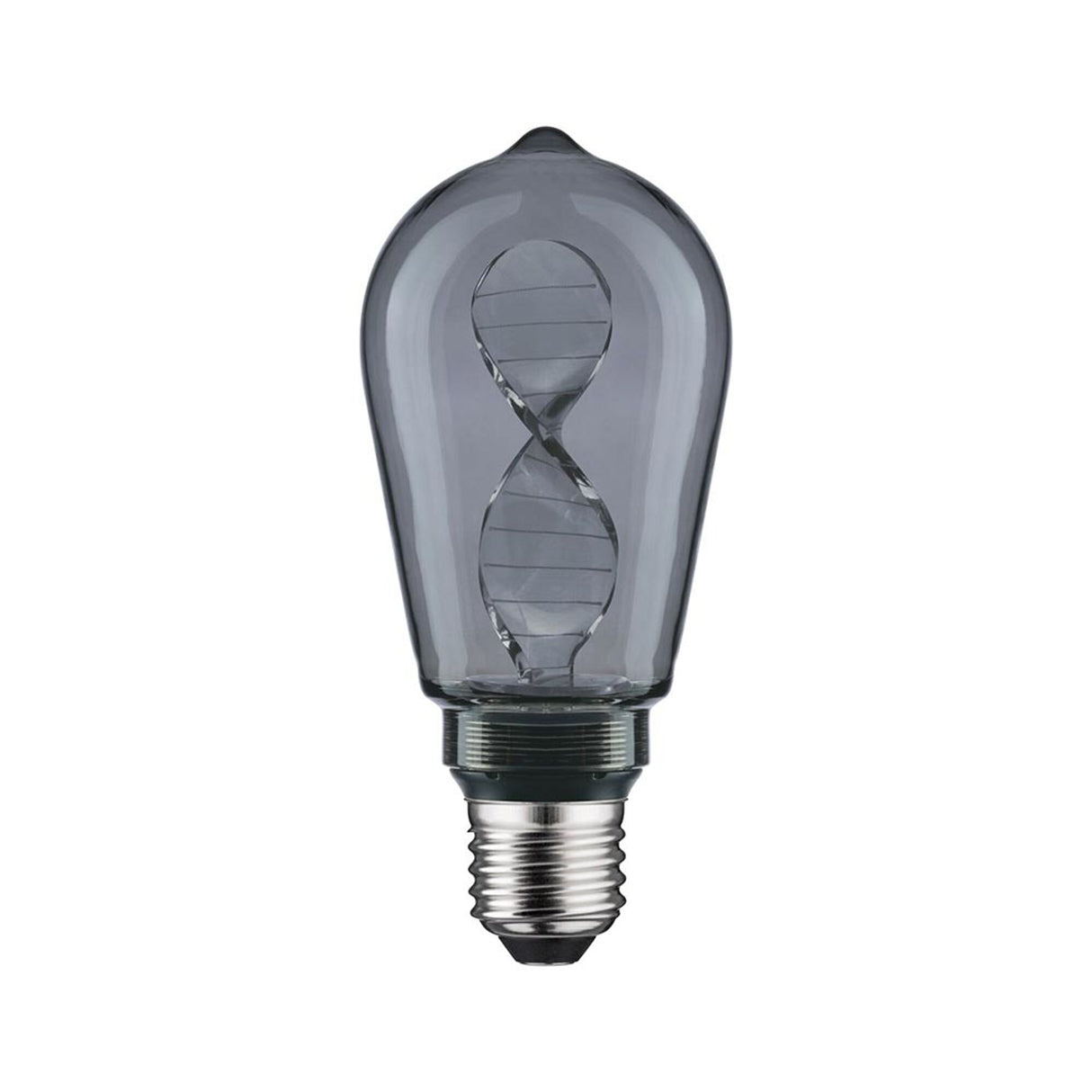 E27 3,5W LED Kolben Helix Rauchglas 1800K
