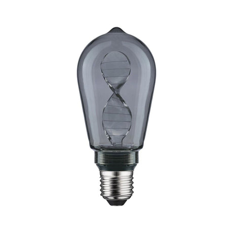 E27 3,5W LED kolba Helix z przydymionego szkła 1800K 