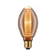 E27 3,6W LED Birne Ringmuster 1800K Dimmbar, Gold