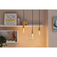 E27 3,6W LED Birne Ringmuster 1800K Dimmbar, Gold