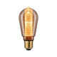 E27 3,6W LED Kolben Ringmuster 1800K Dimmbar, Gold