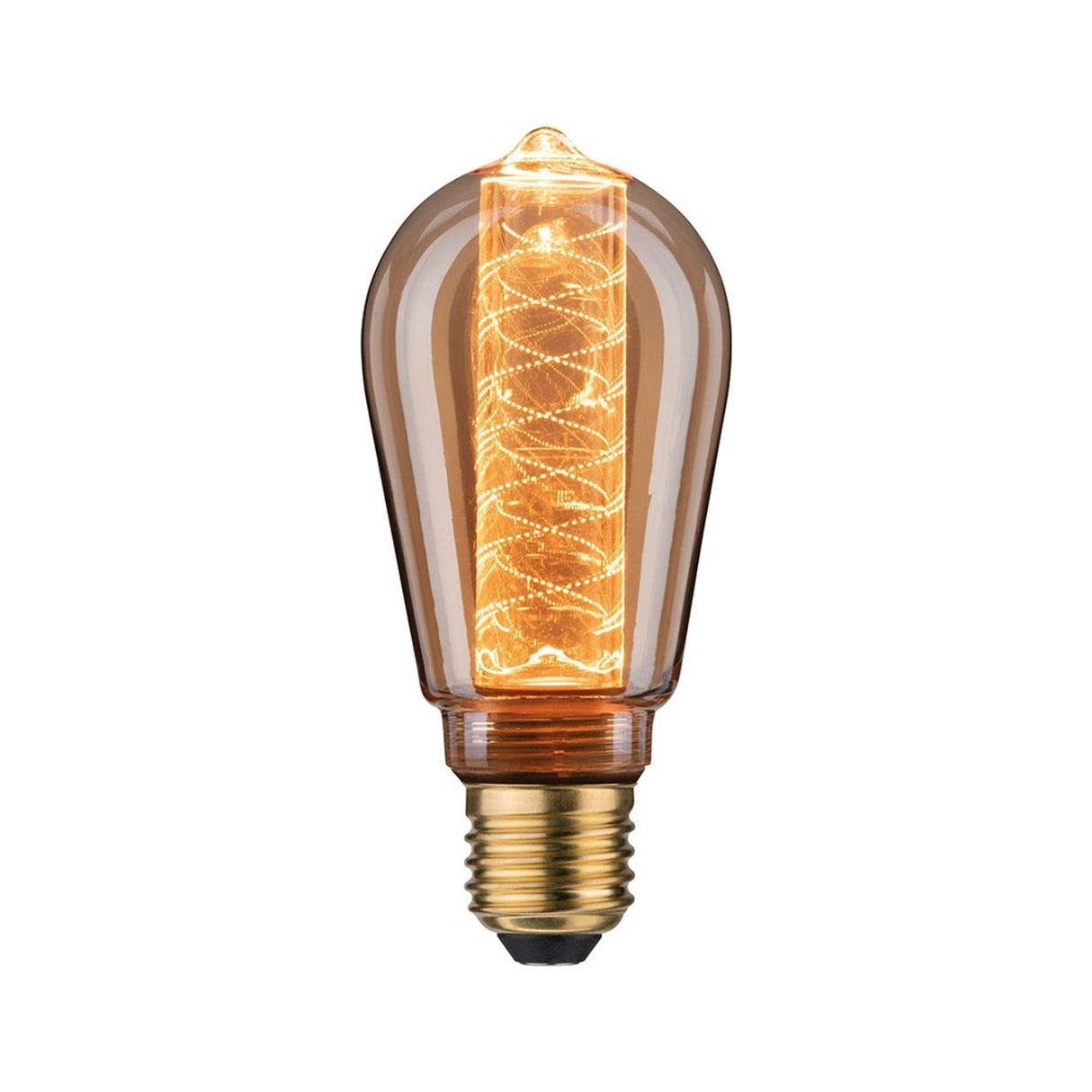 E27 3,6W LED Kolben Spiralmuster 1800K Dimmbar Gold