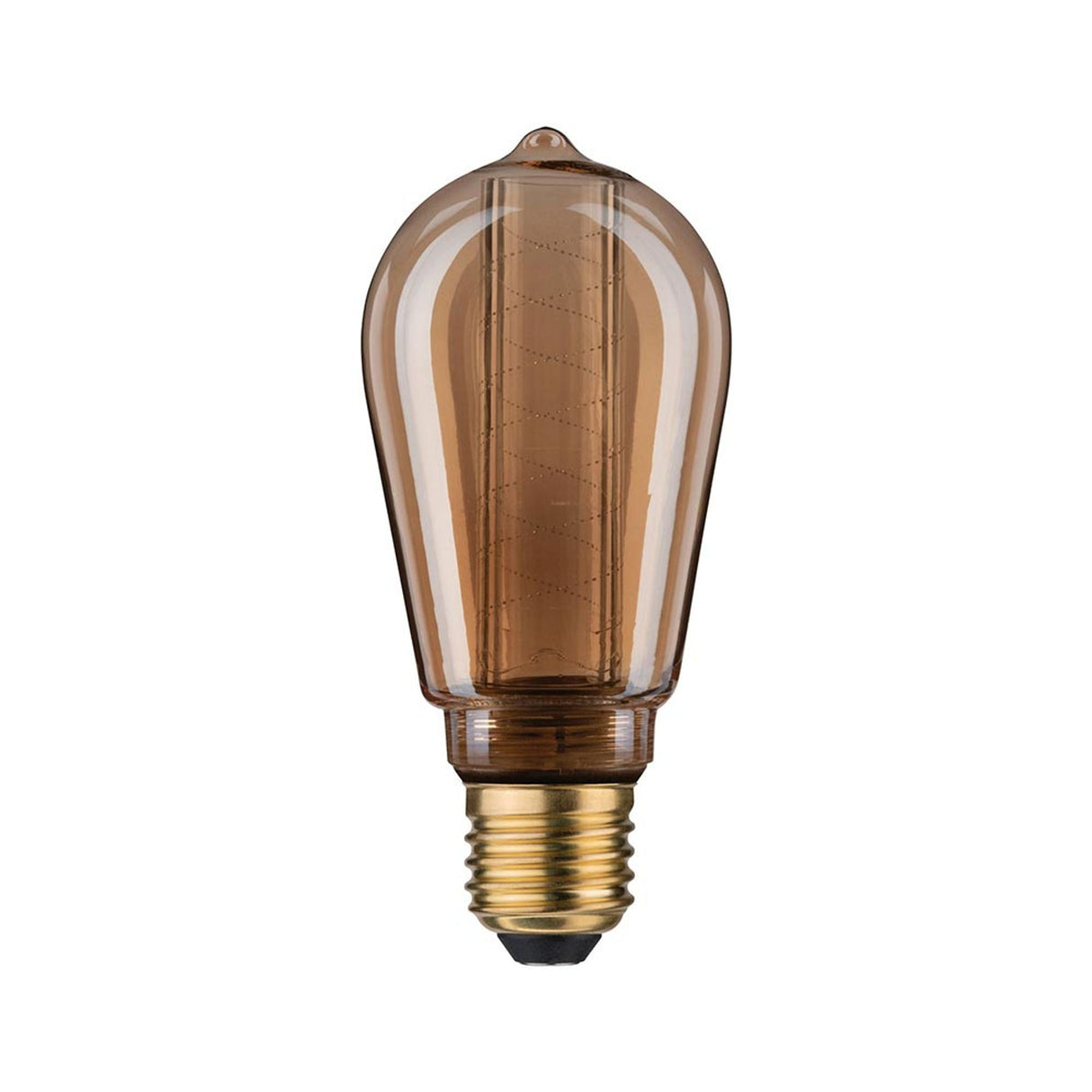 E27 3,6W LED Kolben Spiralmuster 1800K Dimmbar Gold