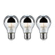 E27 3 x 6,5W LED Leuchtmittel Kopfspiegel Silber 2700K