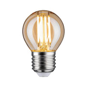 E27 4,7W Vintage Edition LED Tropfen 2500K Dimmbar, Gold LED-Tropfenlampe aus Vollglas