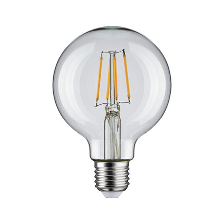 E27 4,8 LED Globe Filament 2700K Klar