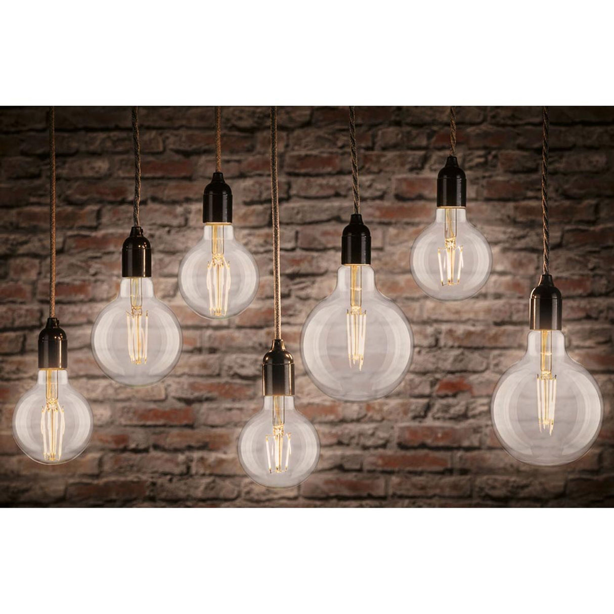 E27 4,8 LED Globe Filament 2700K Klar