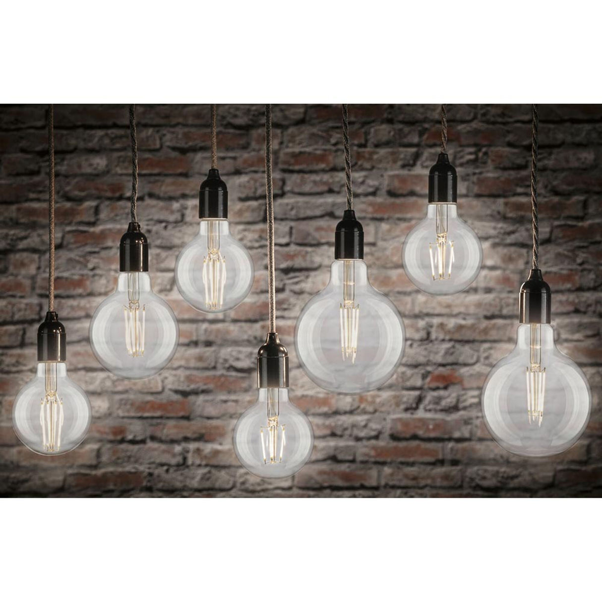 E27 4,8W LED Globe Filament 4000K Klar