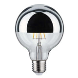 E27 4.8W LED Globe 2700K head mirror silver