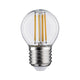 E27 4,8W LED Tropfen Filament Dimmbar 2700K Klar