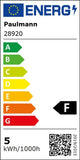 E27 4,8W LED Tropfen Filament Matt 4000K