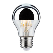E27 4,8W LED Birne Kopfspiegel 2700K Silber