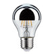 E27 4,8W LED Birne Kopfspiegel 2700K Silber