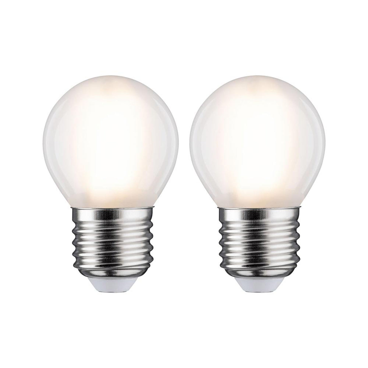 E27 5W 2er Pack LED Tropfen Filament 2700K Matt