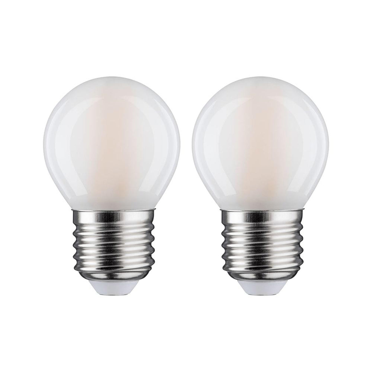 E27 5W 2er Pack LED Tropfen Filament 2700K Matt