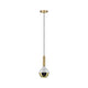 E27 6,5W LED Globe Kopfspiegel 2700K Dimmbar Gold hängend mit goldenem Design