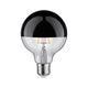E27 6,5W LED Globe Kopfspiegel Dimmbar 2700K Schwarz