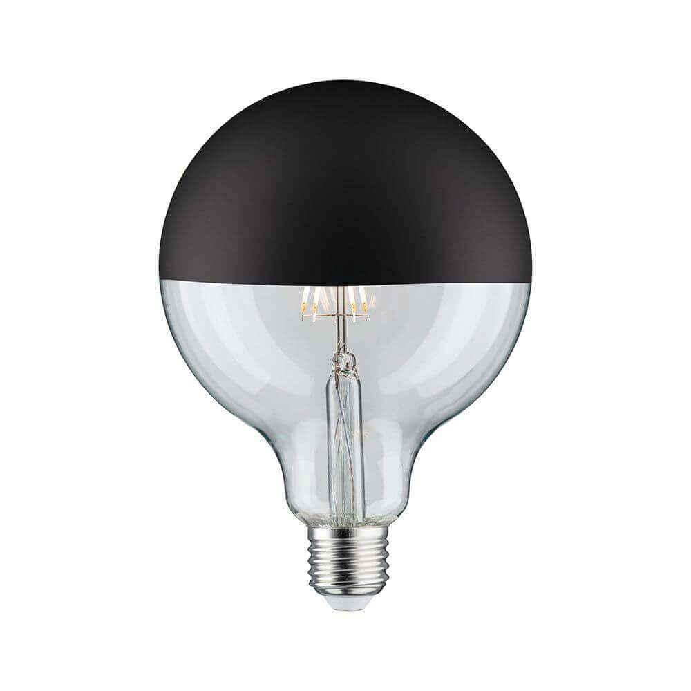 E27 6,5W LED Kopfspiegel Schwarz-Matt Dimmbar 2700K