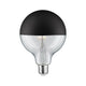 E27 6,5W LED Kopfspiegellampe schwarz-matt, dimmbar, 2700K, ideal für Pendelleuchten.