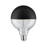 E27 6.5W LED-pääpeili musta-mattainen himmennettävä 2700k