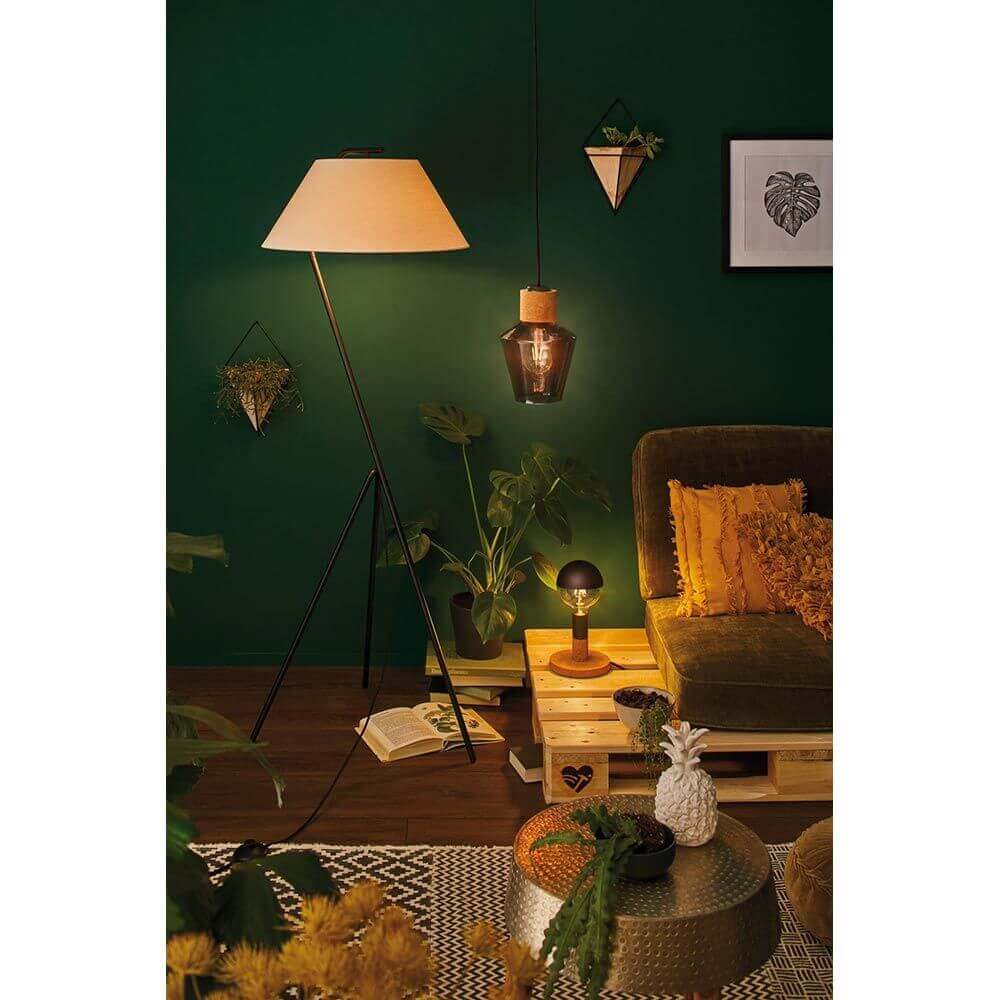 E27 6,5W LED Kopfspiegel Schwarz-Matt Dimmbar 2700K