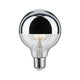 E27 6,5W LED Globe Kopfspiegel Dimmbar 2700K Silber