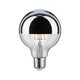 E27 6,5W LED Globe Kopfspiegel Dimmbar 2700K Silber