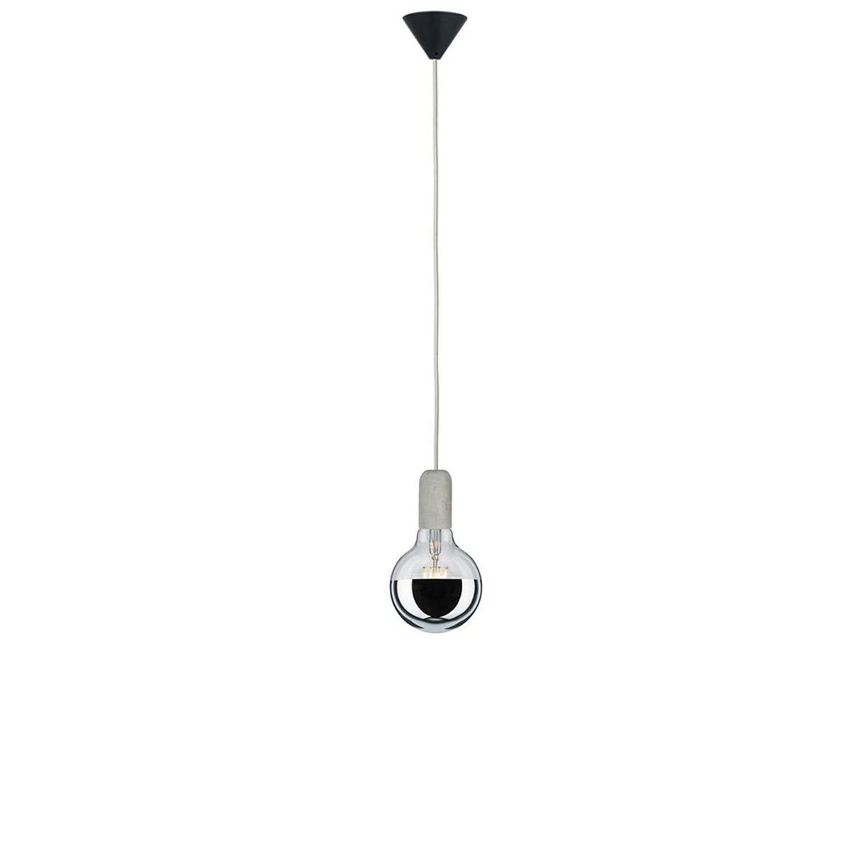 E27 6,5W LED Globe Kopfspiegel Dimmbar 2700K Silber