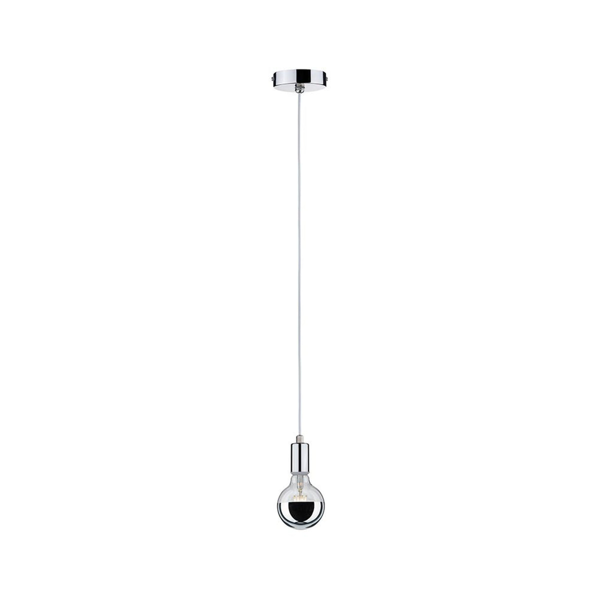 E27 6,5W LED Globe Kopfspiegel Dimmbar 2700K Silber